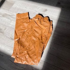 Brown Leather Pants